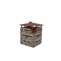 Modelsupplies.co.za Block House – 1:87 Scale South African Architectural Model Kit - Image 2
