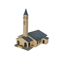 Modelsupplies.co.za Town Church – 1:87 Scale Architectural Model Kit