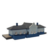 Modelsupplies.co.za Fish Hoek Train Station – 1:87 Scale Architectural Model Kit – Building Only