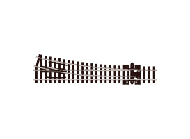 SL395 - PECO Streamline - N - Turnout C80 Med Rad RH INS