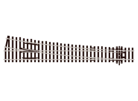 SL88 - PECO Streamline - OO/HO - Turnout C100 Lar Rad RH INS