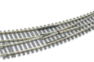 ST244 - PECO Setrack - OO/HO - Turnout C100 Curved Double Radius RH INS