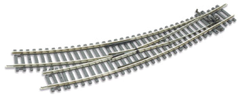 ST244 - PECO Setrack - OO/HO - Turnout C100 Curved Double Radius RH INS