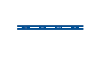 OOT10 - Tracksetta - OO/HO - 10" Straight Template