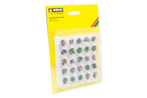 NOCH PROFI Grass Tufts “Stony” Grey Stones 25 Pieces – 06921