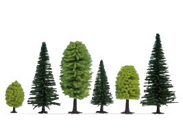 NOCH Mixed Forest 5–14 cm – 10 Trees – 26911
