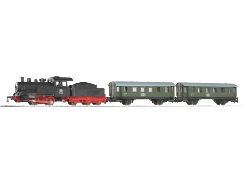 PIKO DB Steam Locomotive & Passenger Train Starter Set – 57112