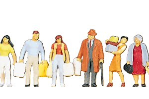 Preiser H0 Shoppers – 10121