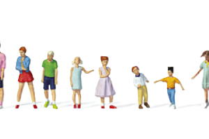 Preiser H0 Youth and Children – 10766