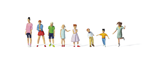 Preiser H0 Youth and Children – 10766