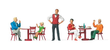 Preiser H0 In the Bistro – 10786