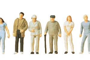 Preiser H0 Standing Passers-by – 14002