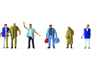 Preiser H0 Travellers Aid & Travellers – 14046
